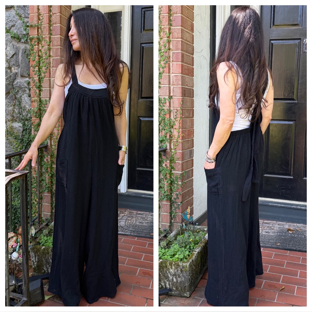 Boho Solid Fabulous Wide Leg Jumpsuit